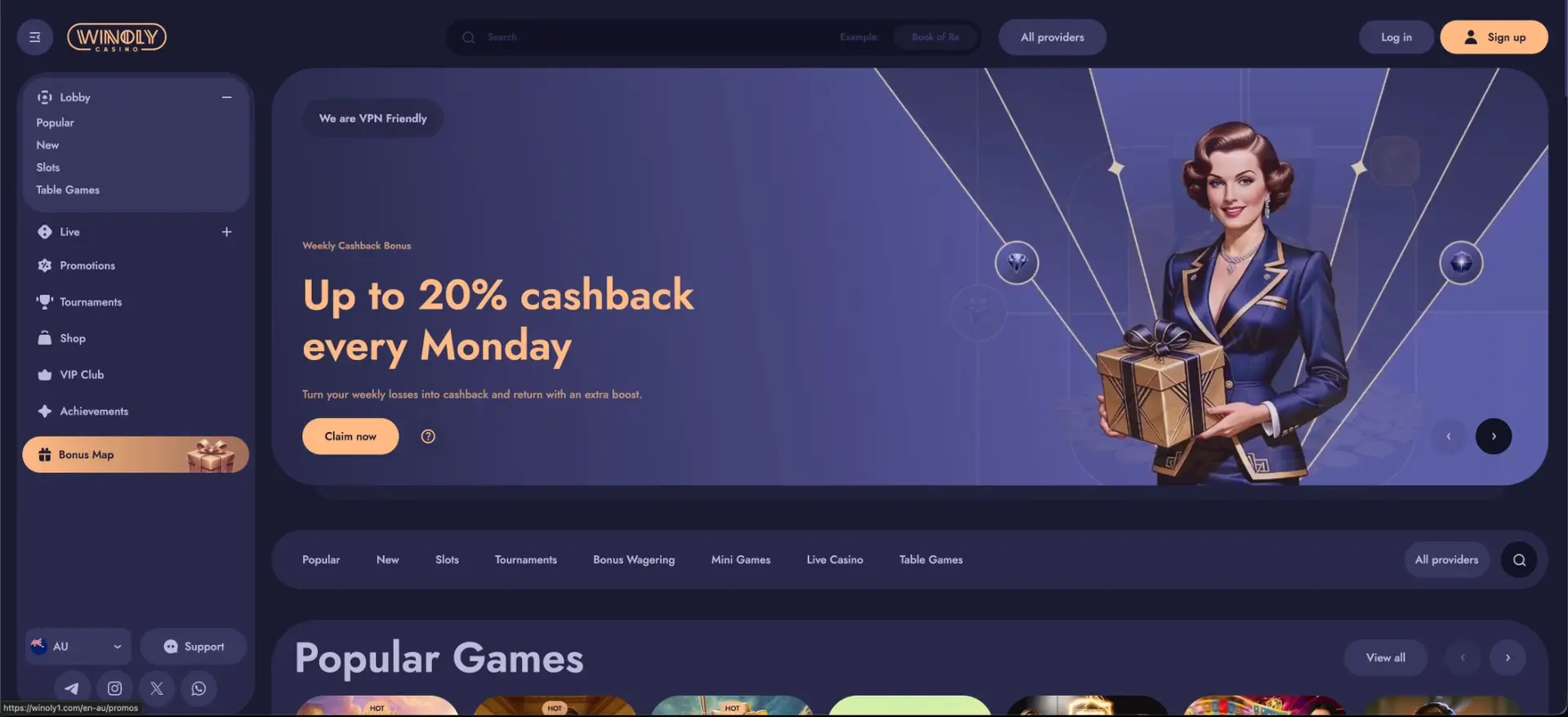 Winoly Casino at Winoly Casino